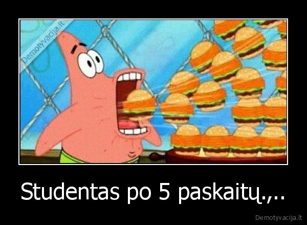 Studentas po 5 paskaitų.,.. - 