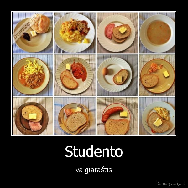 Studento - valgiaraštis