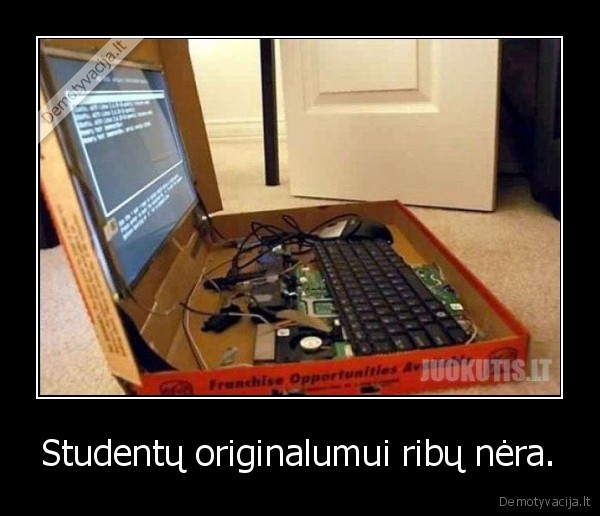Studentų originalumui ribų nėra. - 
