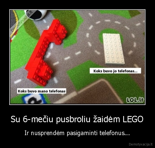 Su 6-mečiu pusbroliu žaidėm LEGO - Ir nusprendėm pasigaminti telefonus...