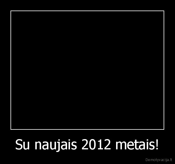 Su naujais 2012 metais! - 