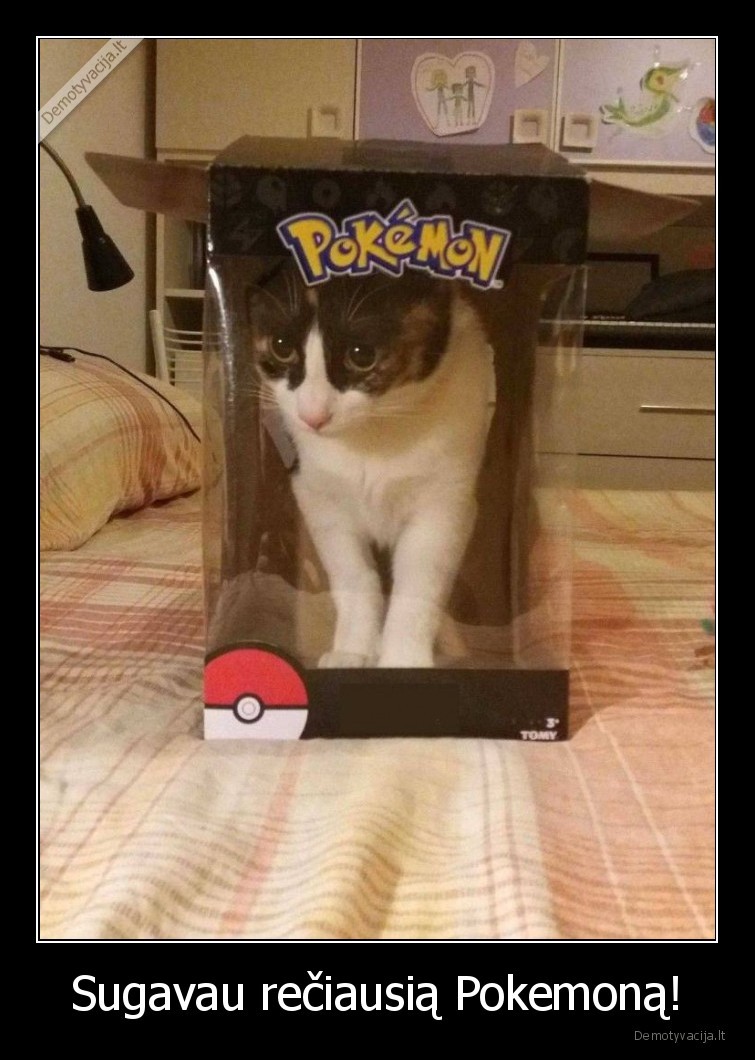 Sugavau rečiausią Pokemoną! - 