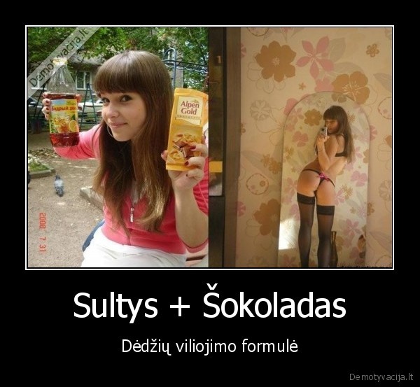 Sultys + Šokoladas - Dėdžių viliojimo formulė