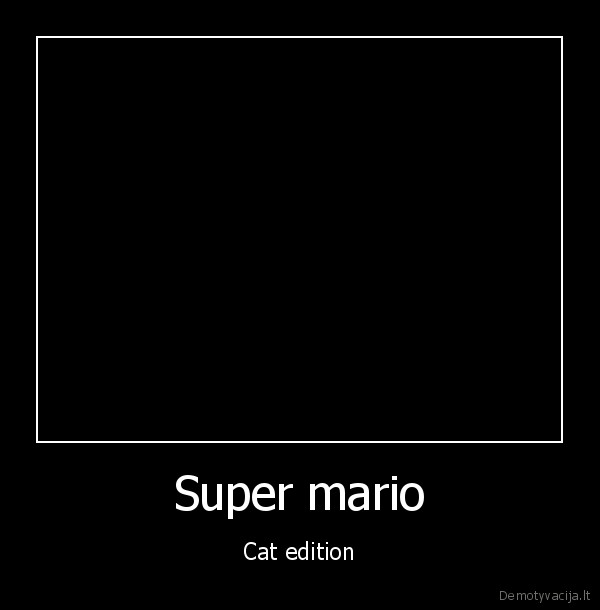 Super mario - Cat edition