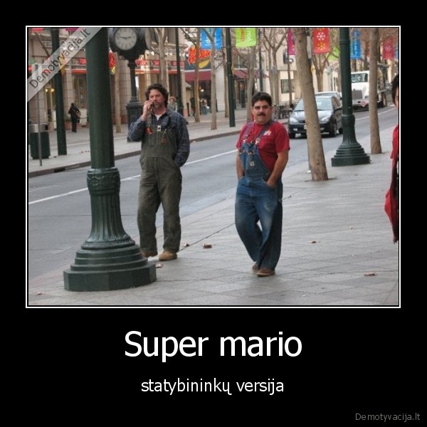 Super mario - statybininkų versija