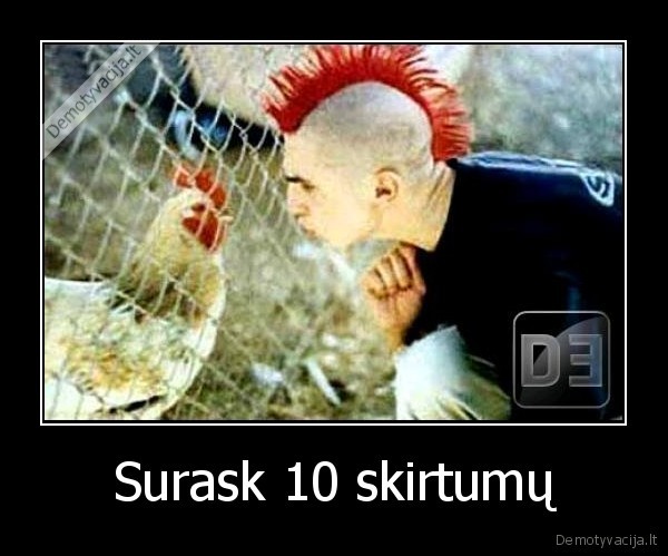 Surask 10 skirtumų - 