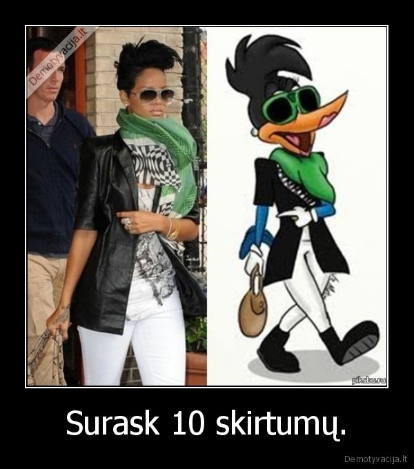 Surask 10 skirtumų. - 