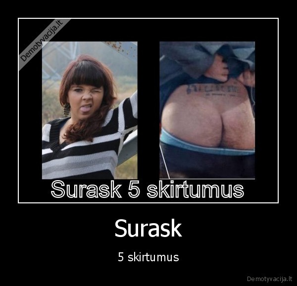 Surask - 5 skirtumus