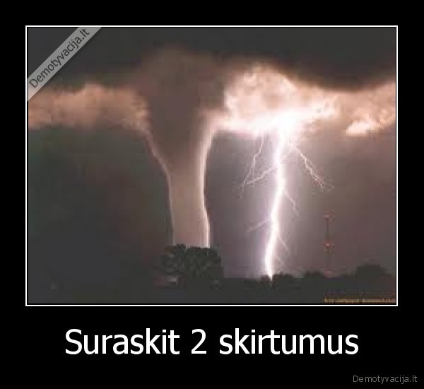 Suraskit 2 skirtumus - 