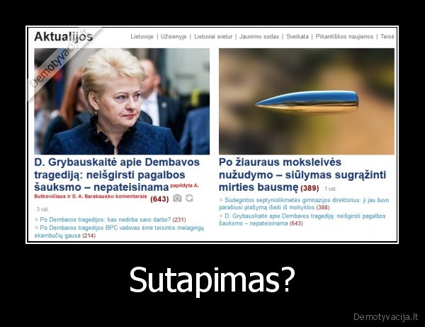 Sutapimas? - 