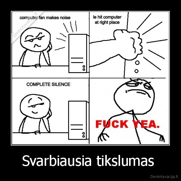 Svarbiausia tikslumas  - 