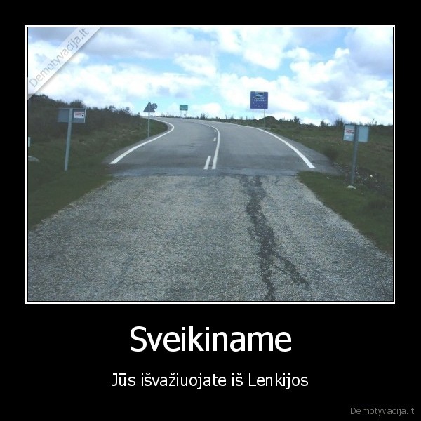 Sveikiname - Jūs išvažiuojate iš Lenkijos