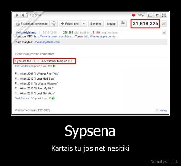 Sypsena - Kartais tu jos net nesitiki