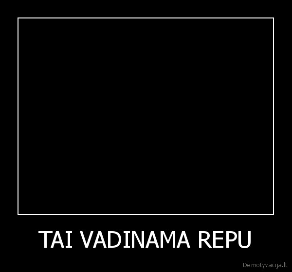 TAI VADINAMA REPU - 