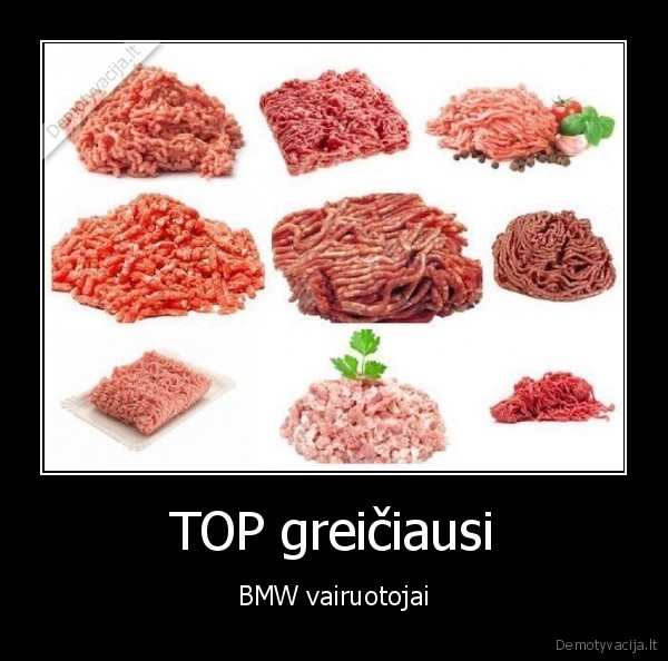 TOP greičiausi - BMW vairuotojai