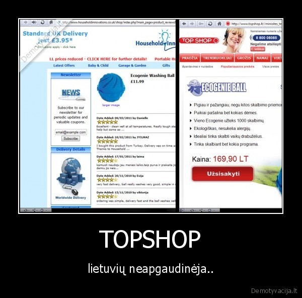 TOPSHOP - lietuvių neapgaudinėja..