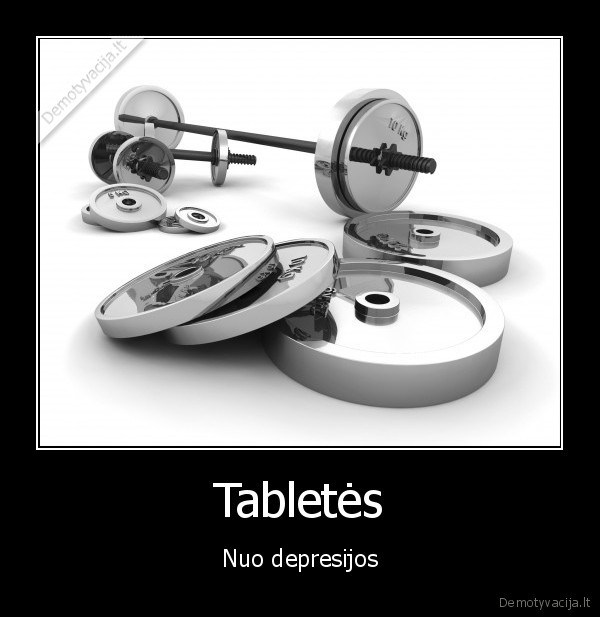 Tabletės - Nuo depresijos