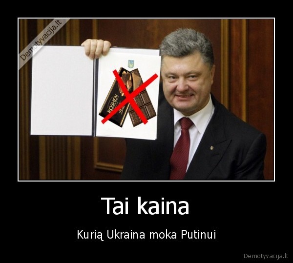 Tai kaina - Kurią Ukraina moka Putinui