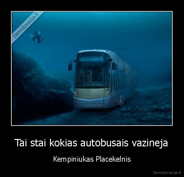 Tai stai kokias autobusais vazineja - Kempiniukas Placekelnis