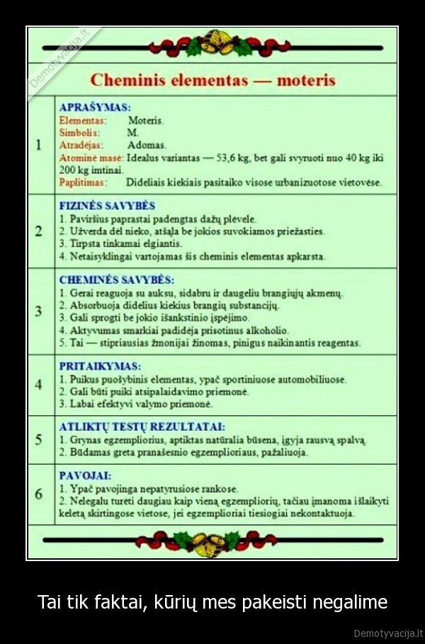 Tai tik faktai, kūrių mes pakeisti negalime - 