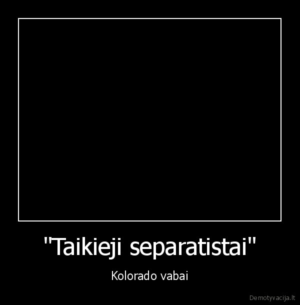 "Taikieji separatistai" - Kolorado vabai