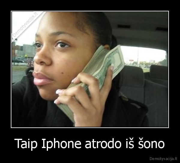 Taip Iphone atrodo iš šono - 