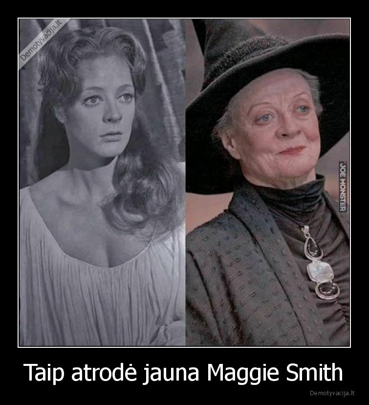 Taip atrodė jauna Maggie Smith - 