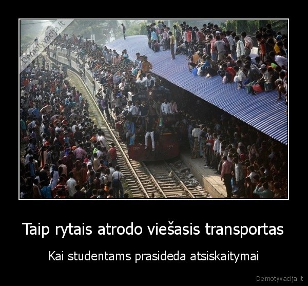 Taip rytais atrodo viešasis transportas - Kai studentams prasideda atsiskaitymai