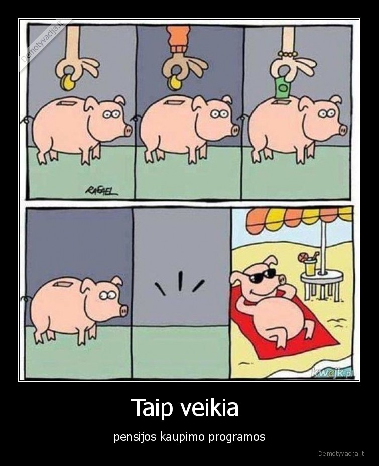 Taip veikia  - pensijos kaupimo programos