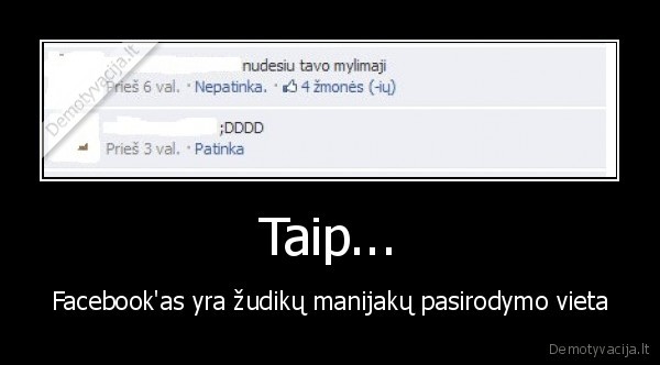 Taip... - Facebook'as yra žudikų manijakų pasirodymo vieta