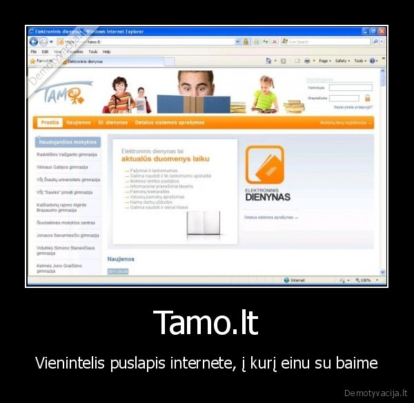 Tamo.lt - Vienintelis puslapis internete, į kurį einu su baime