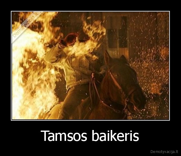 Tamsos baikeris - 