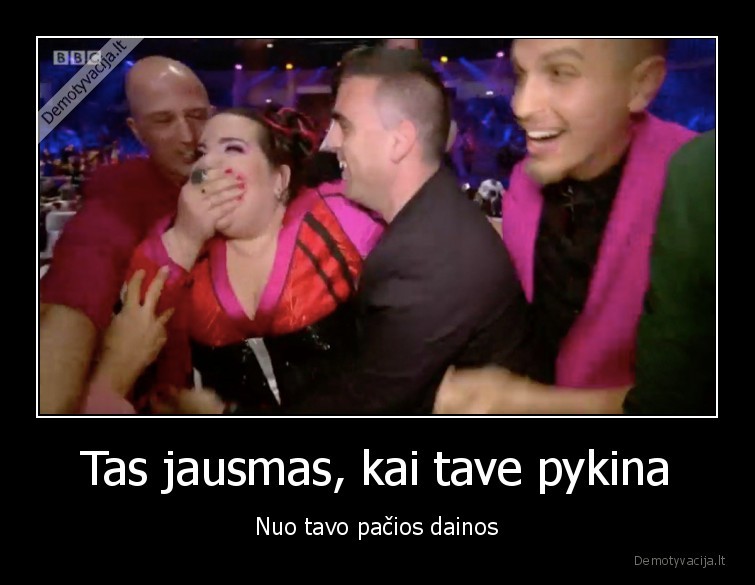 Tas jausmas, kai tave pykina - Nuo tavo pačios dainos