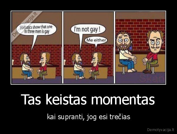 Tas keistas momentas - kai supranti, jog esi trečias