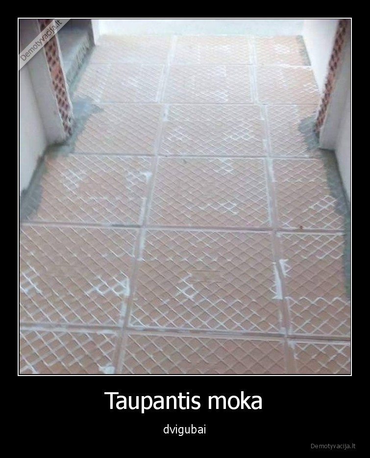 Taupantis moka - dvigubai