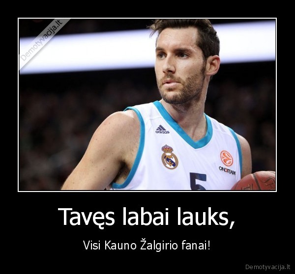 Tavęs labai lauks, - Visi Kauno Žalgirio fanai!