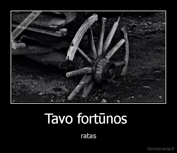 Tavo fortūnos  - ratas