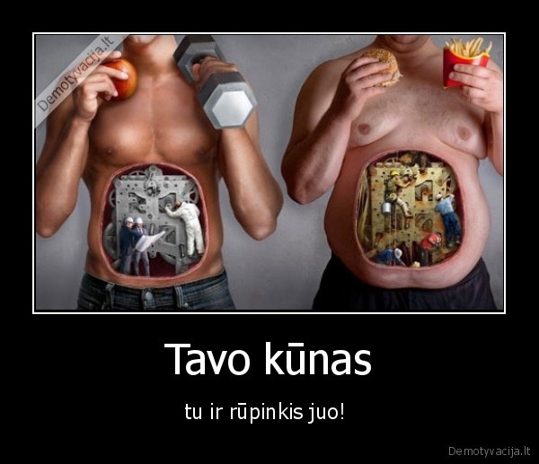 Tavo kūnas - tu ir rūpinkis juo! 