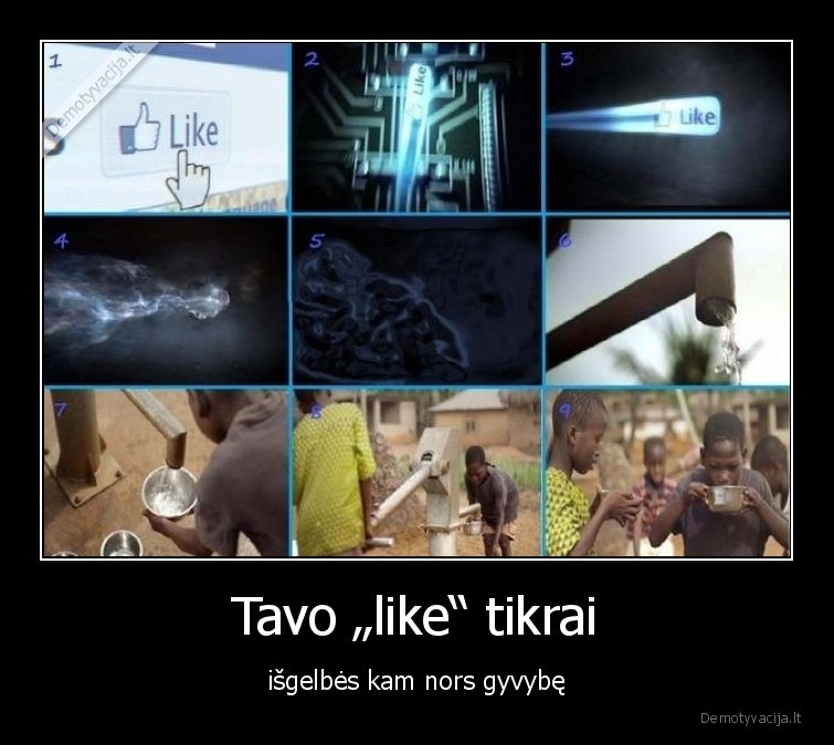 Tavo „like“ tikrai - išgelbės kam nors gyvybę