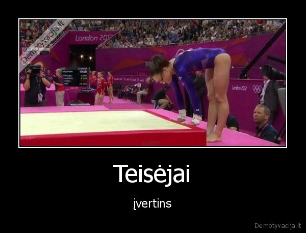 Teisėjai - įvertins