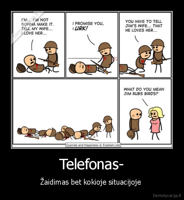 Telefonas- - Žaidimas bet kokioje situacijoje 