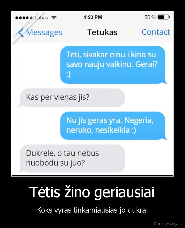 Tėtis žino geriausiai - Koks vyras tinkamiausias jo dukrai