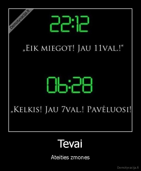 Tevai - Ateities zmones