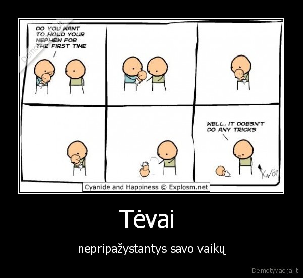 Tėvai  - nepripažystantys savo vaikų