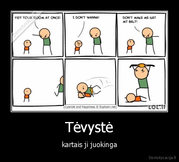 Tėvystė - kartais ji juokinga