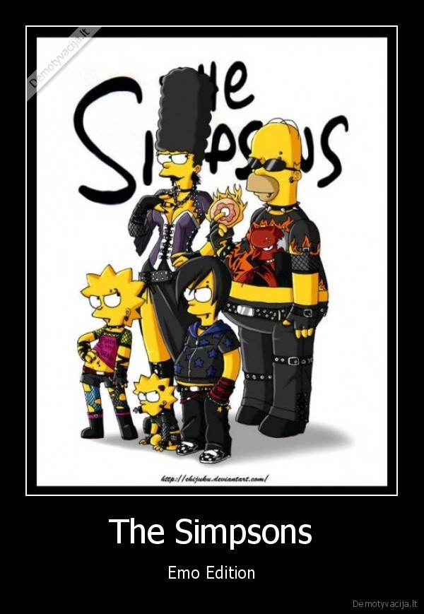 The Simpsons - Emo Edition