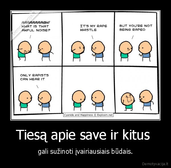 Tiesą apie save ir kitus  - gali sužinoti įvairiausiais būdais.