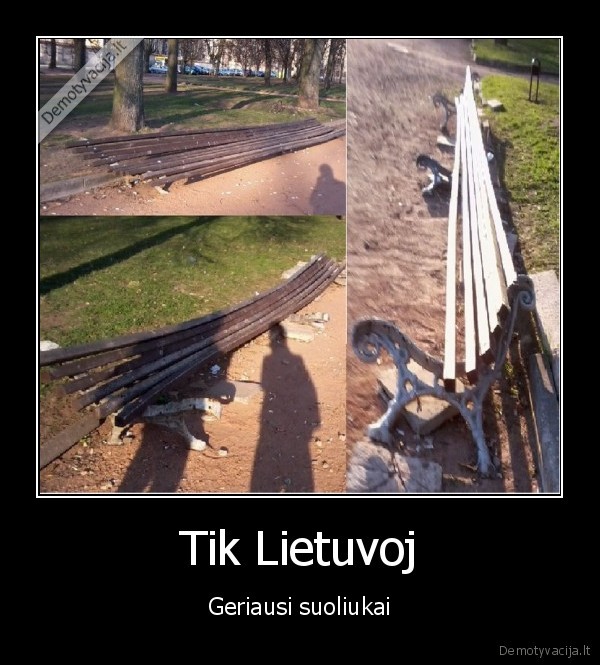 Tik Lietuvoj - Geriausi suoliukai