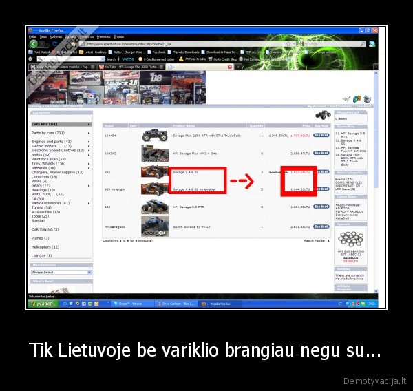 Tik Lietuvoje be variklio brangiau negu su... - 
