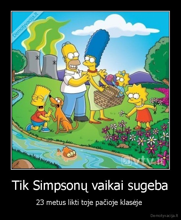 Tik Simpsonų vaikai sugeba - 23 metus likti toje pačioje klasėje 